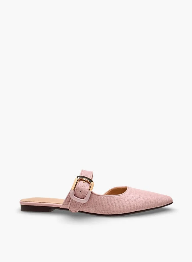 Flora Bella By Shoexpress Women Floral Textured Pointed Toe Shoes